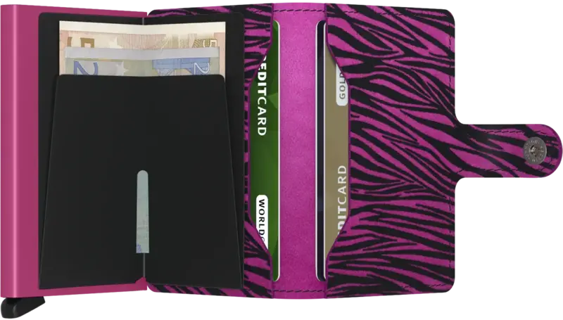 SECRID Miniwallet Zebra Fuchsia