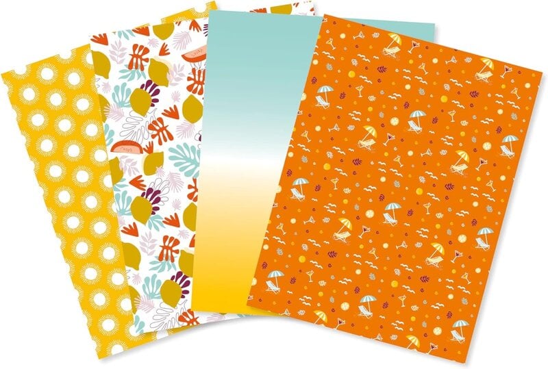 DECOPATCH Mix & Patch - Bonne mine 4 feuilles 30x40cm