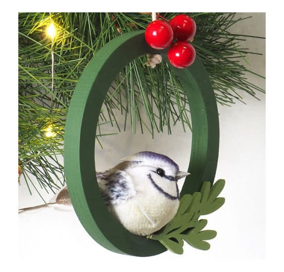 ARTEMIO Set De 6 Mésanges Tête Mauve