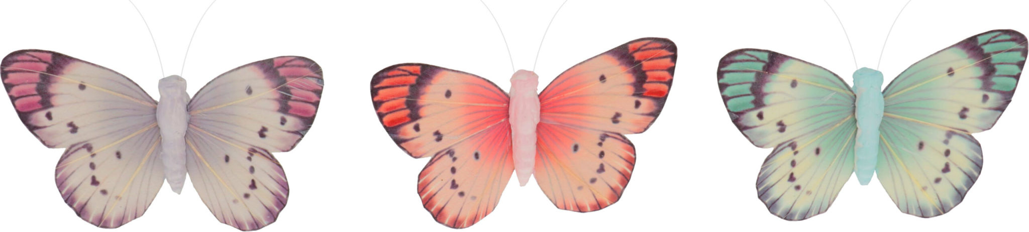 ARTEMIO Set 6 Papillons 10X6Cm