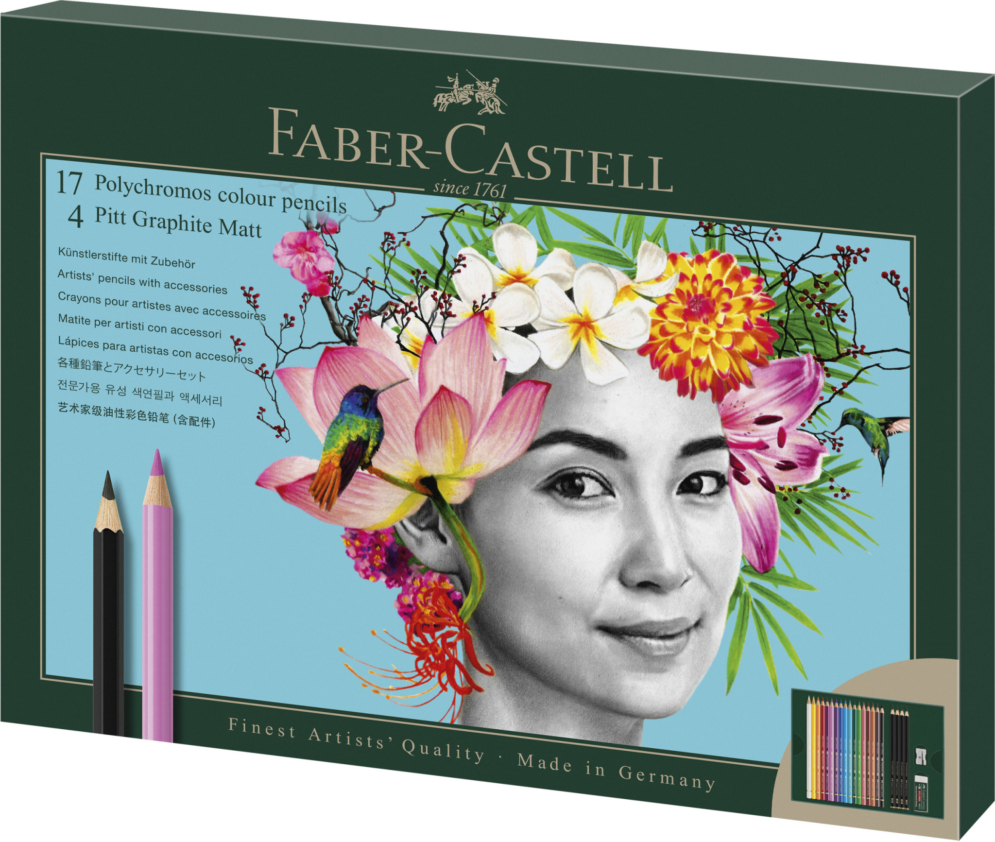 FABER CASTELL Polychromos & Pitt Graphite Matt set 23x