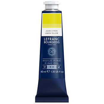 LEFRANC BOURGEOIS Fine Oil 40Ml Lemon Yellow