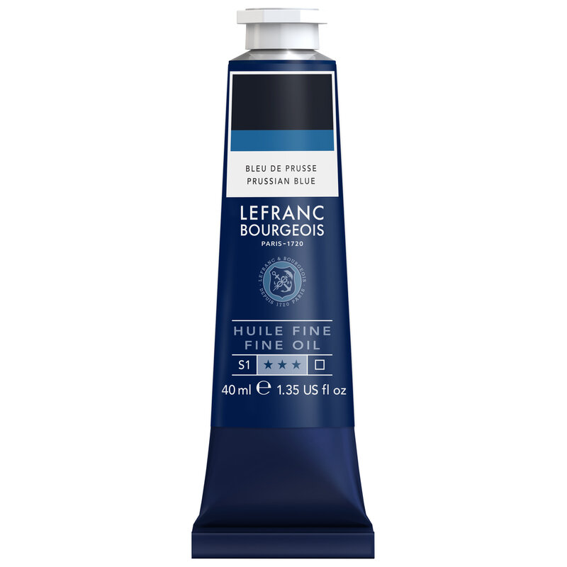 LEFRANC BOURGEOIS Huile fine 40ml Bleu de Prusse