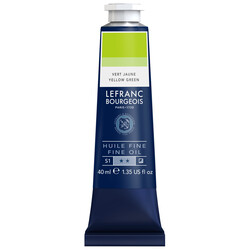 LEFRANC BOURGEOIS Huile Fine Couleur 40Ml Tbe Vert Jaune