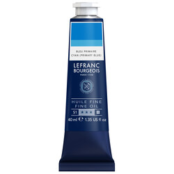 LEFRANC BOURGEOIS Huile Fine Couleur 40Ml Tbe Bleu Primaire Row