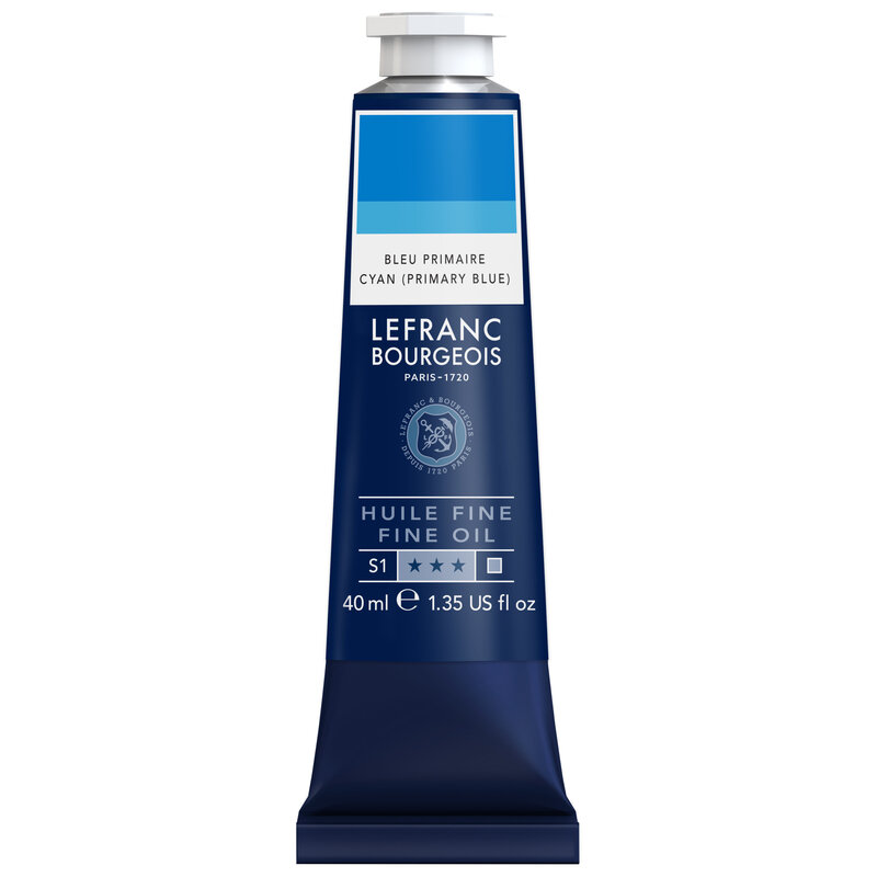 LEFRANC BOURGEOIS Huile fine 40ml Bleu primaire