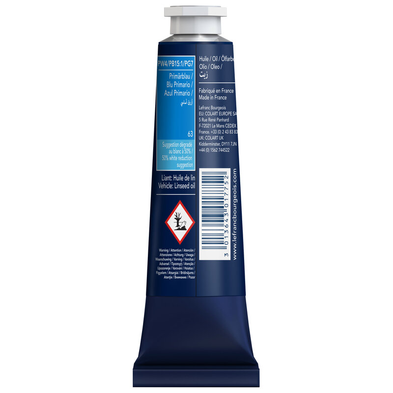 LEFRANC BOURGEOIS Huile fine 40ml Bleu primaire