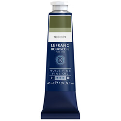 LEFRANC BOURGEOIS Huile Fine Couleur 40Ml Tbe Terre Verte