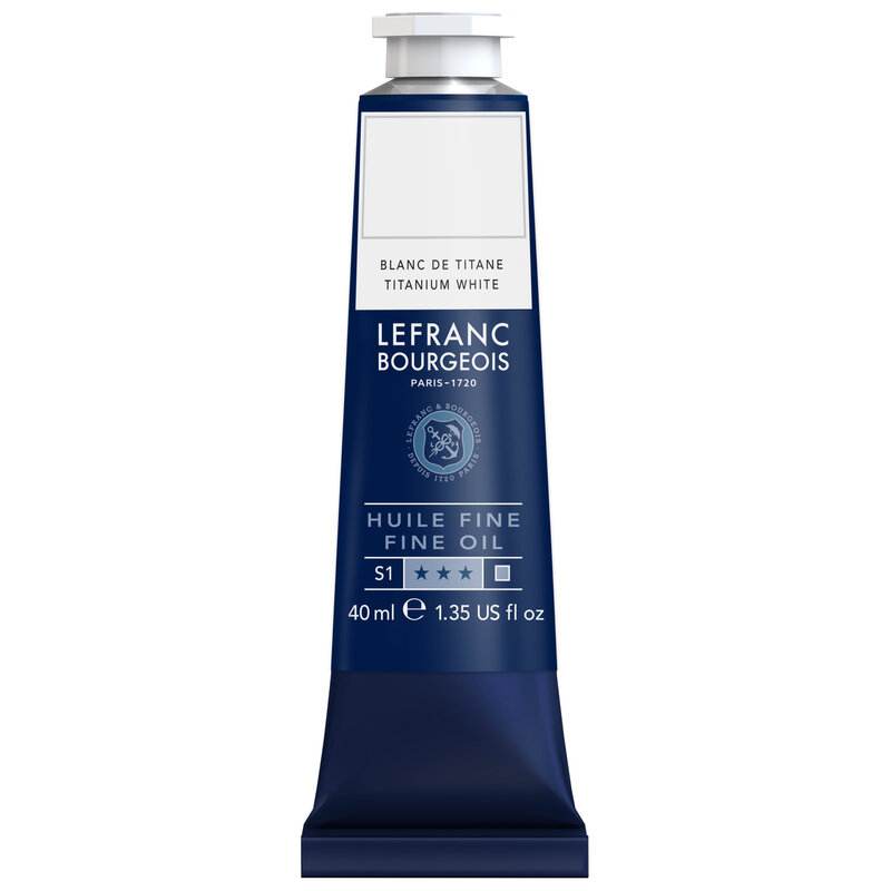 LEFRANC BOURGEOIS Fine Oil 40Ml Titanium White