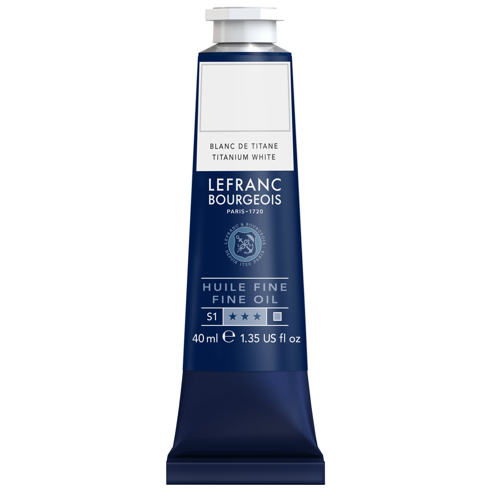 LEFRANC BOURGEOIS Huile fine 40ml Blanc de titane