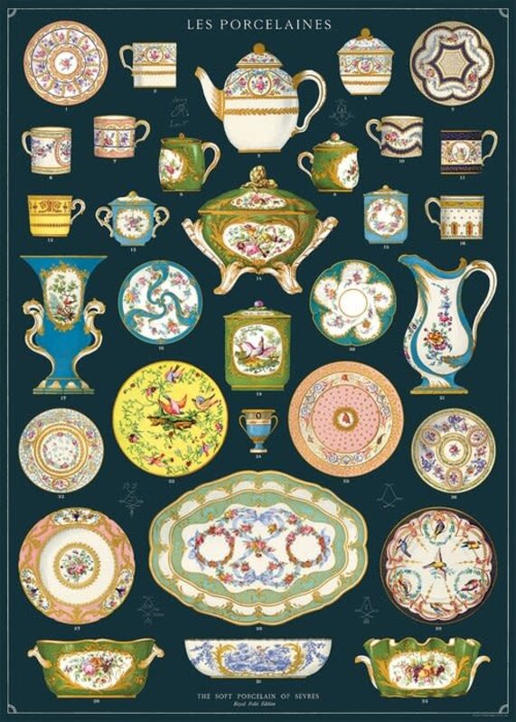 CAVALLINI & Co. Poster - Affiche Cavallini porcelaine