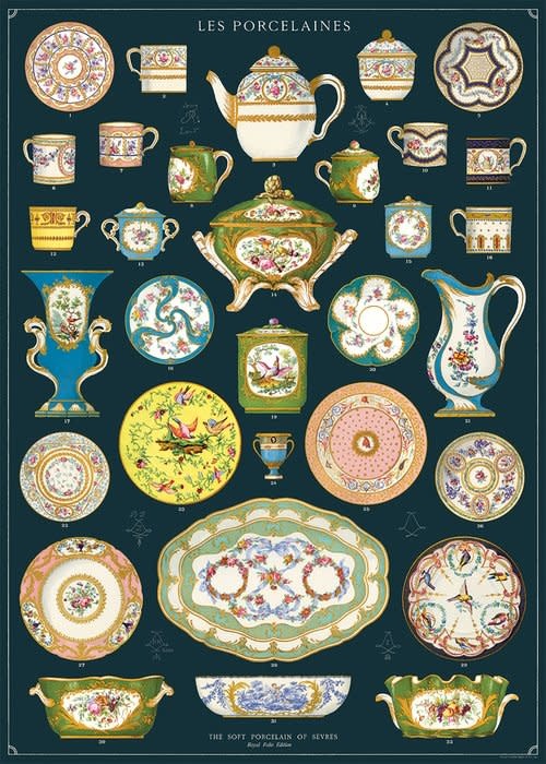 CAVALLINI & Co. Affiche Porcelaine 50x70cm