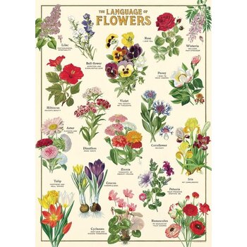CAVALLINI PAPERS Affiche 50 X 70 Cm Langage Des Fleurs