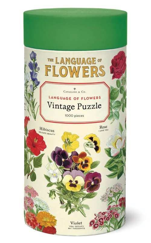 CAVALLINI & Co. Puzzle 1000 Pièces Langage Des Fleurs 55x70cm