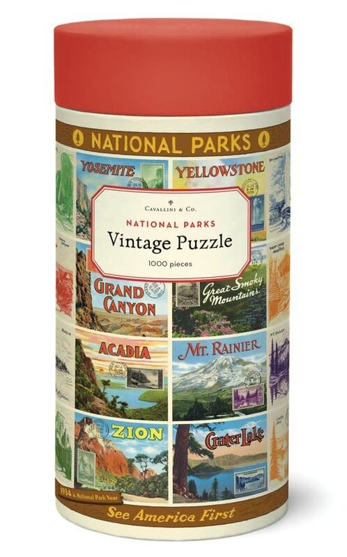 CAVALLINI & Co. Puzzle 1000 Pièces Parcs Nationaux 2 55x70cm