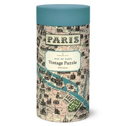 CAVALLINI PAPERS Puzzle 1000 Pièces Plan De Paris 55 X 70 Cm
