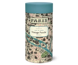 Puzzle 1000 Pièces Plan De Paris 55x70cm