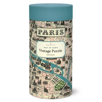 CAVALLINI PAPERS Puzzle 1000 Pièces Pland De Paris 55 X 70 Cm