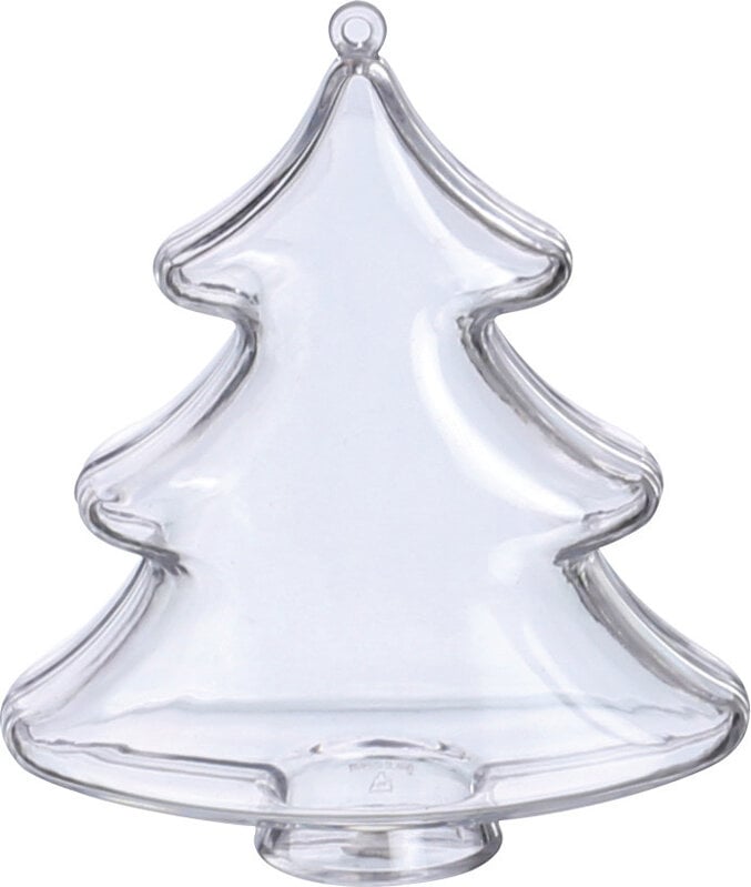 GRAINE CREATIVE Sapin Plastique Cristal Divisible Ht 100 mm