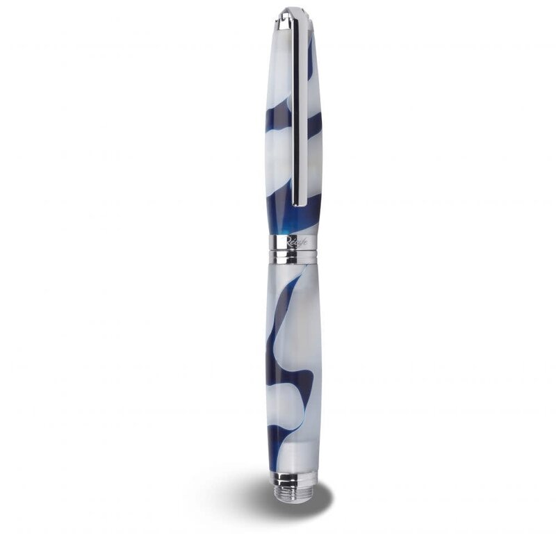 RECIFE Stylo Roller Pearl Soyouz Bleu-Blanc