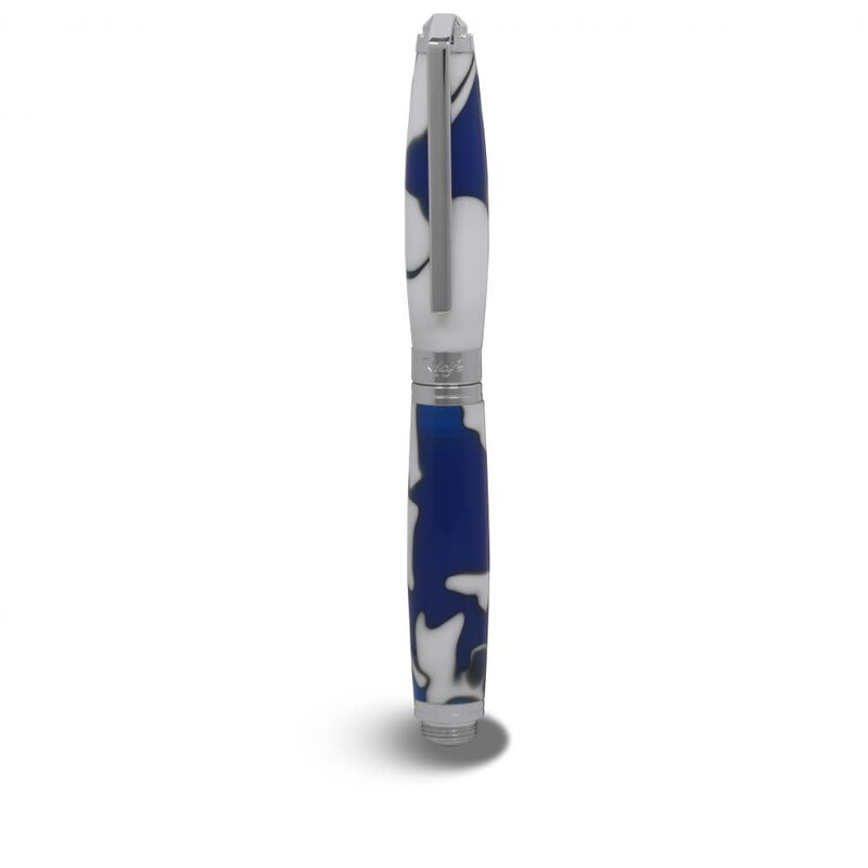 RECIFE Stylo Roller Mystique Soyouz Galaxy Bleu-Blanc