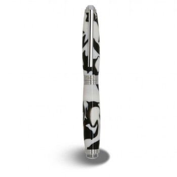 RECIFE Stylo Plume F Mystique Soyouz Domino Noir-Blanc