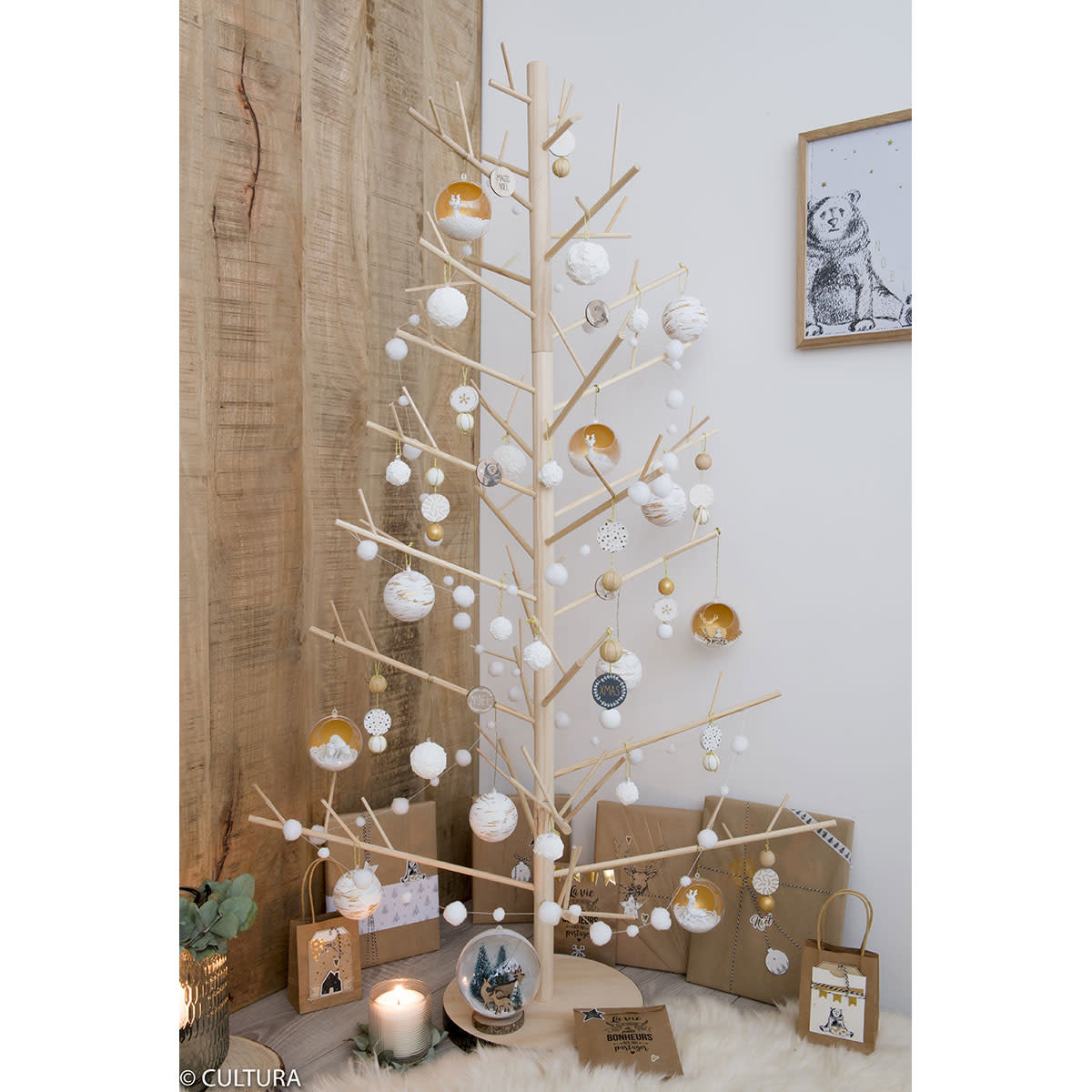 RAYHER Boule en plastique, 2 parties, 20 cm, cristal