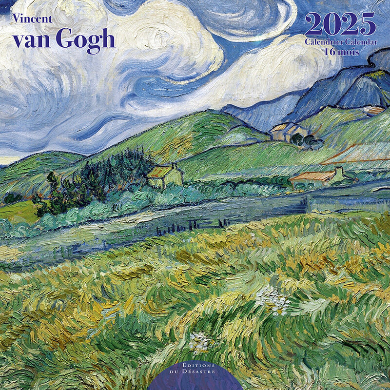EDITIONS DU DESASTRE Calendrier 30X30 Van Gogh Sept 2024 Déc 2025