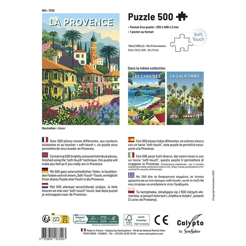 SENTOSPHERE Puzzle 500 P - La Provence