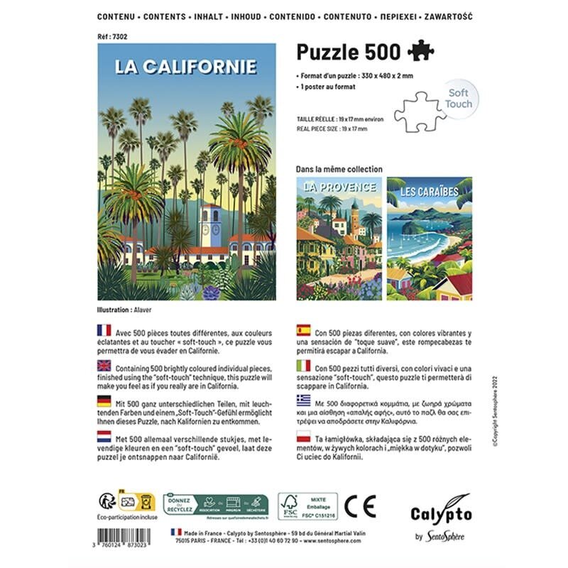 SENTOSPHERE Puzzle 500 P - La Californie