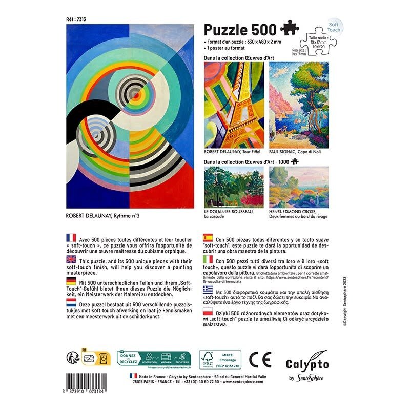 SENTOSPHERE Puzzle 500 P - Rythme N°3, Robert Delaunay