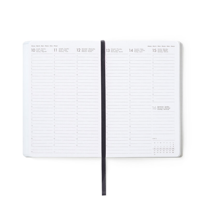 LEGAMI 12-Month Diary - 2025 - Medium Weekly Diary - Panda