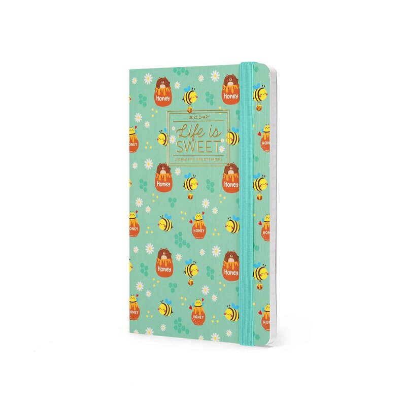 LEGAMI 12-Month Diary - 2025 - Medium Weekly Diary - Bee