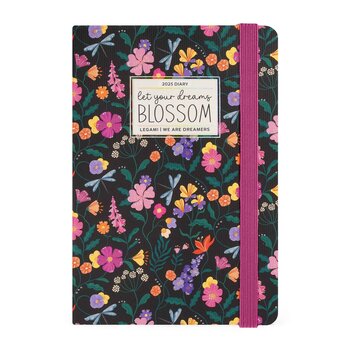 LEGAMI 12-Month Diary - 2025 - Medium Weekly Diary - Wildflowers