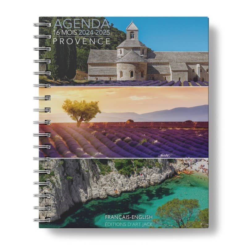 Agenda Provence Sept 2024 Déc 2025 21x17cm
