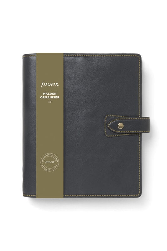 FILOFAX Malden Special Edition A5 Organiser Charcoal