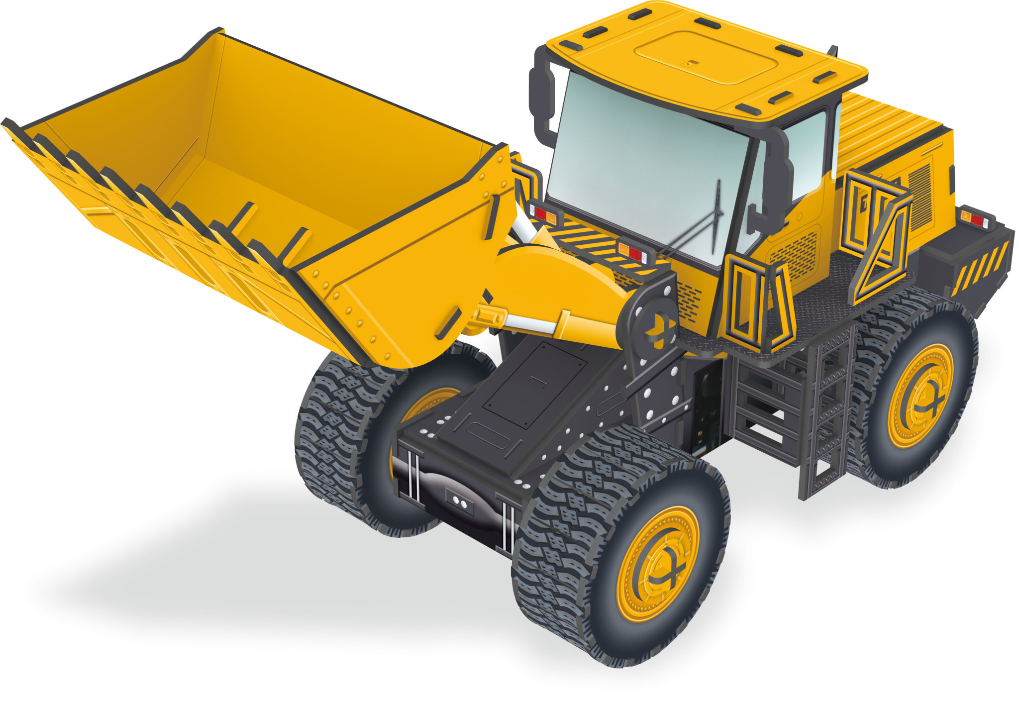 GRAINE CREATIVE Maquette 3D Mousse Chargeuse