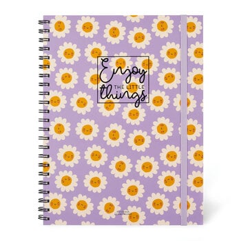 LEGAMI 3-In-1 Spiral-Bound Notebook - Trio Spiral Notebook  3 In 1- Maxi - Daisy