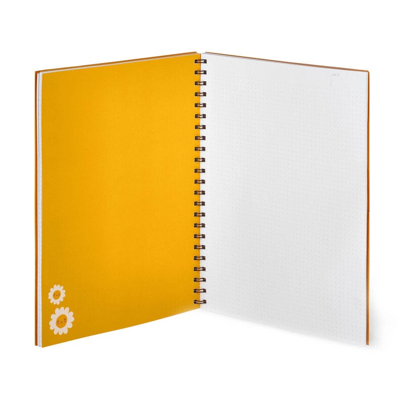 LEGAMI 3-In-1 Spiral-Bound Notebook - Trio Spiral Notebook  3 In 1- Maxi - Daisy