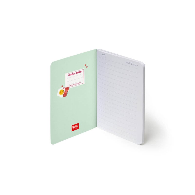 LEGAMI Cahier - Quaderno - Small Lined - Egg