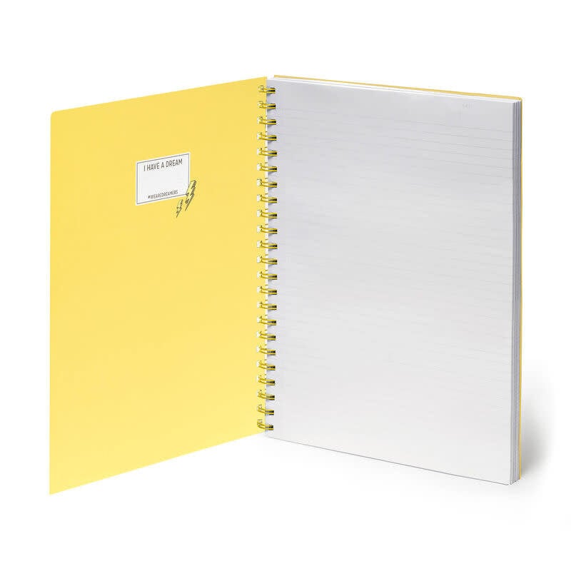 LEGAMI 3-In-1 Spiral Notebook - Trio Spiral Notebook - Maxi Lined + Squared + Dotted - Flash