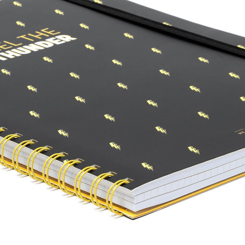 LEGAMI 3-In-1 Spiral Notebook - Trio Spiral Notebook - Maxi Lined + Squared + Dotted - Flash