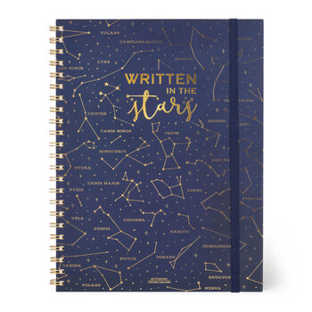 LEGAMI 3-In-1 Spiral Notebook - Maxi Trio Spiral Notebook - Stars