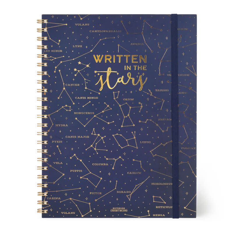 LEGAMI 3-In-1 Spiral Notebook - Maxi Trio Spiral Notebook - Stars