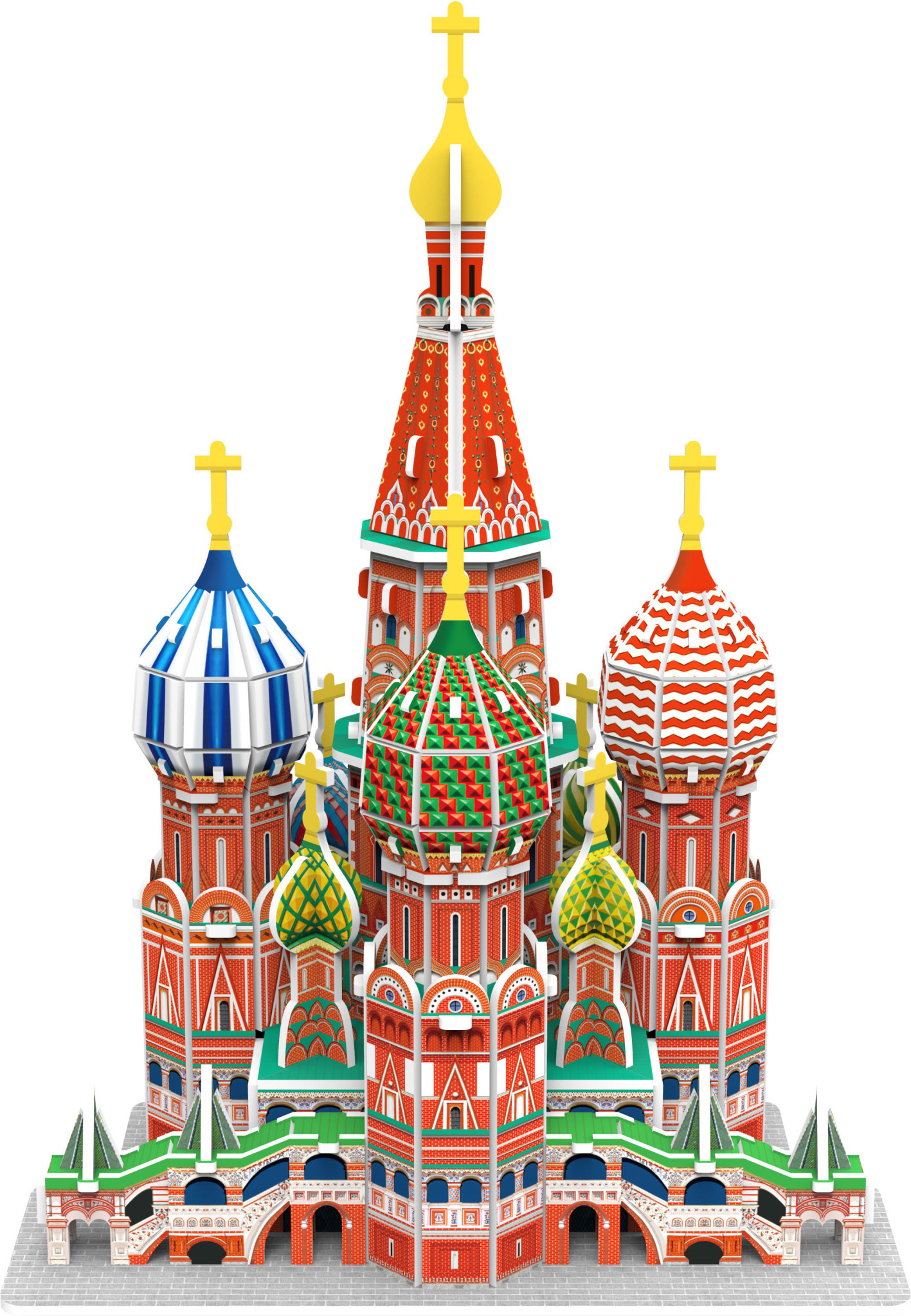 GRAINE CREATIVE Maquette 3D Mousse Cathédrale Saint Basile
