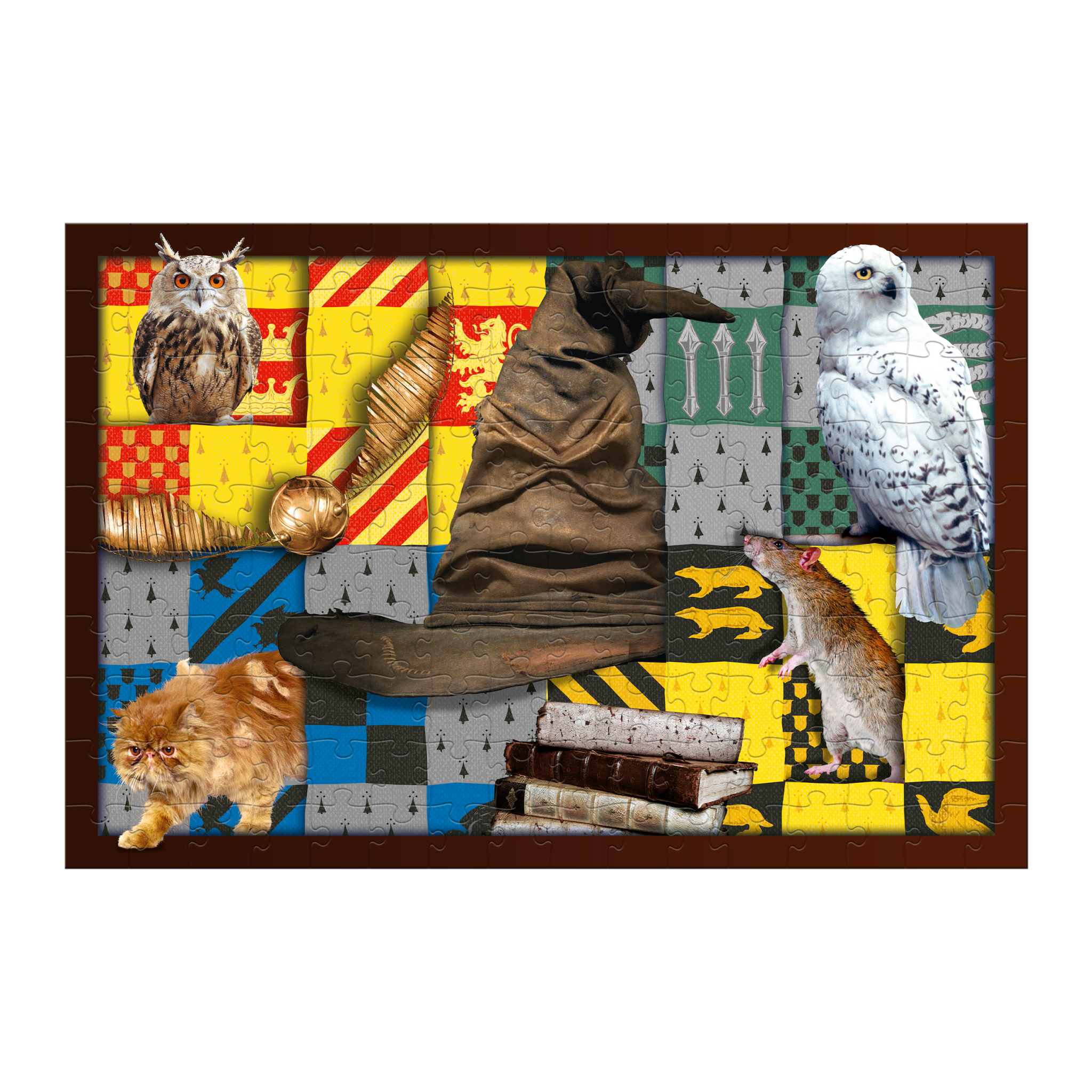 WINNING MOVES Coffret Collector 5 en 1 Puzzles Harry Potter