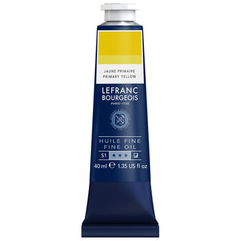 LEFRANC BOURGEOIS Huile Fine Couleur 40Ml Tbe Jaune Primaire