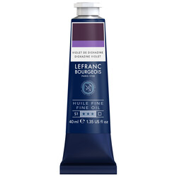 LEFRANC BOURGEOIS Huile Fine Couleur 40Ml Tbe Violet De Dioxazine
