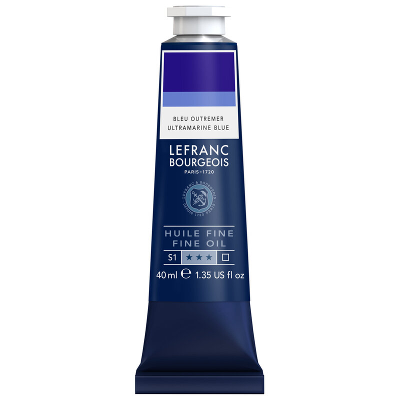 LEFRANC BOURGEOIS Huile fine 40ml Bleu outremer