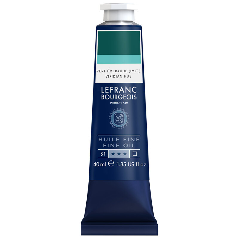 LEFRANC BOURGEOIS Huile fine 40ml Vert émeraude